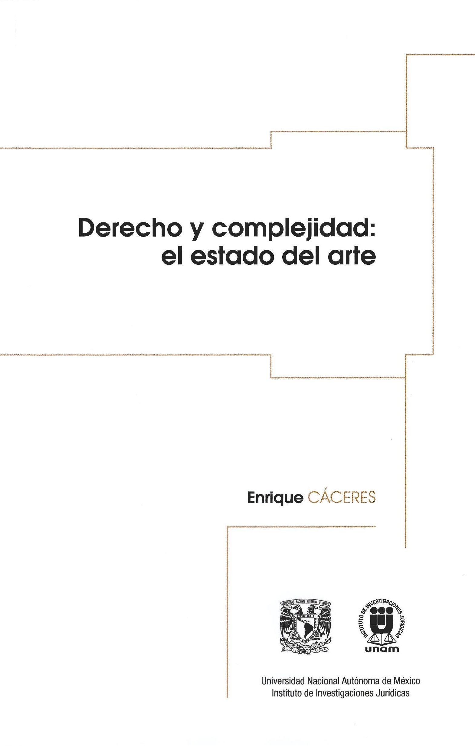 Derecho y complejidad: el estado del arte